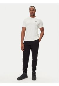 EA7 Emporio Armani T-Shirt 8NPT25 PJVPZ U1105 Beżowy Regular Fit. Kolor: beżowy. Materiał: bawełna #3