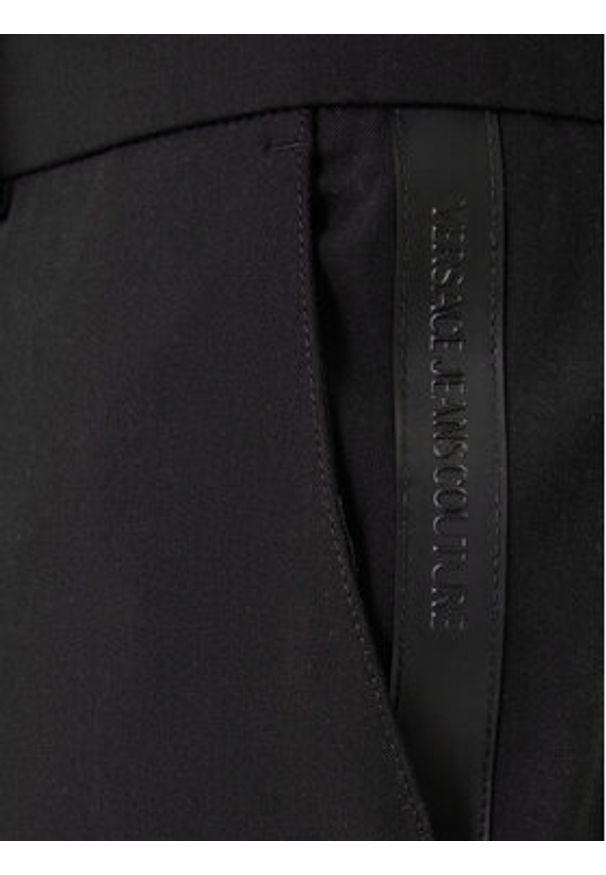 Versace Jeans Couture Spodnie materiałowe 80GAA128 N0702 Czarny Slim Fit. Kolor: czarny. Materiał: syntetyk