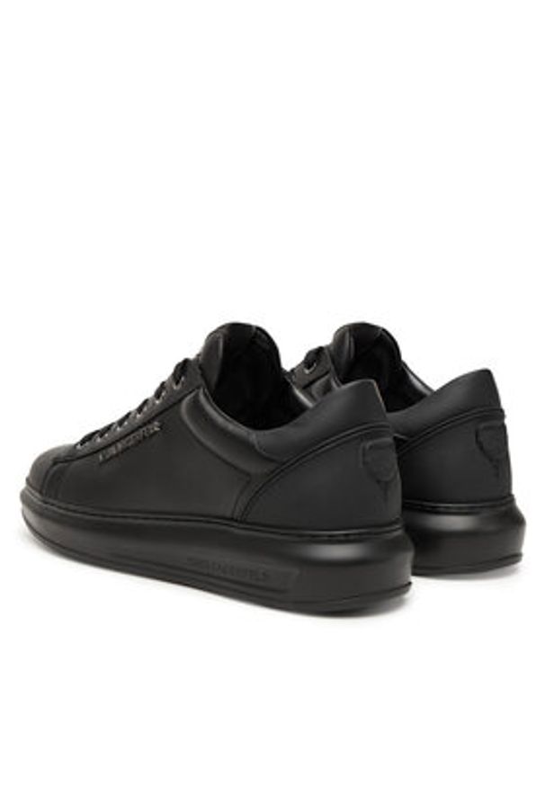 Karl Lagerfeld - KARL LAGERFELD Sneakersy KL52575N Czarny. Kolor: czarny. Materiał: skóra