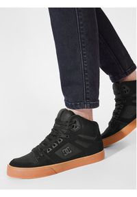 DC Sneakersy Pure High-Top Wc ADYS400043 Czarny. Kolor: czarny. Materiał: skóra #8