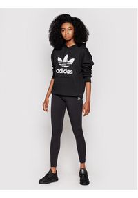 Adidas - adidas Bluza adicolor Trefoil FM3307 Czarny Regular Fit. Kolor: czarny. Materiał: bawełna