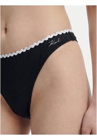 Karl Lagerfeld - KARL LAGERFELD Dół od bikini B1W46020 Czarny. Kolor: czarny. Materiał: syntetyk #3