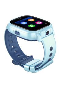 GARETT - Garett Kids Twin 4G niebieski. Rodzaj zegarka: smartwatch. Kolor: niebieski. Styl: młodzieżowy, klasyczny