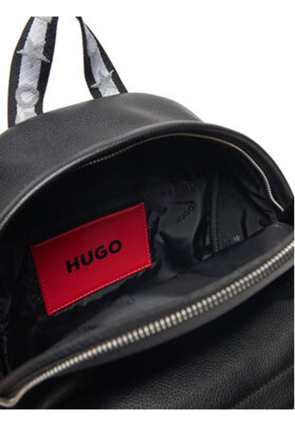 Hugo - HUGO Plecak 50543261 Czarny. Kolor: czarny. Materiał: skóra