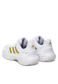 Adidas - adidas Buty do tenisa Courtjam Control 3 KI0796 Biały. Kolor: biały. Materiał: materiał. Sport: tenis #4