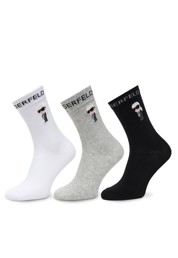 Karl Lagerfeld - KARL LAGERFELD Skarpety długie A4W47037 Kolorowy. Materiał: bawełna. Wzór: kolorowy