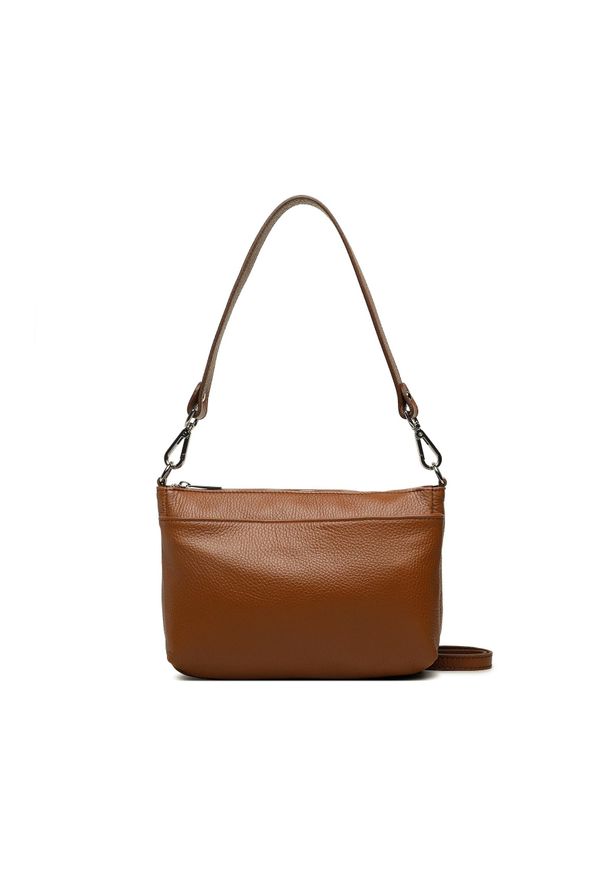 Torebka Creole S10564 Brąz D19. Kolor: brązowy. Materiał: skórzane