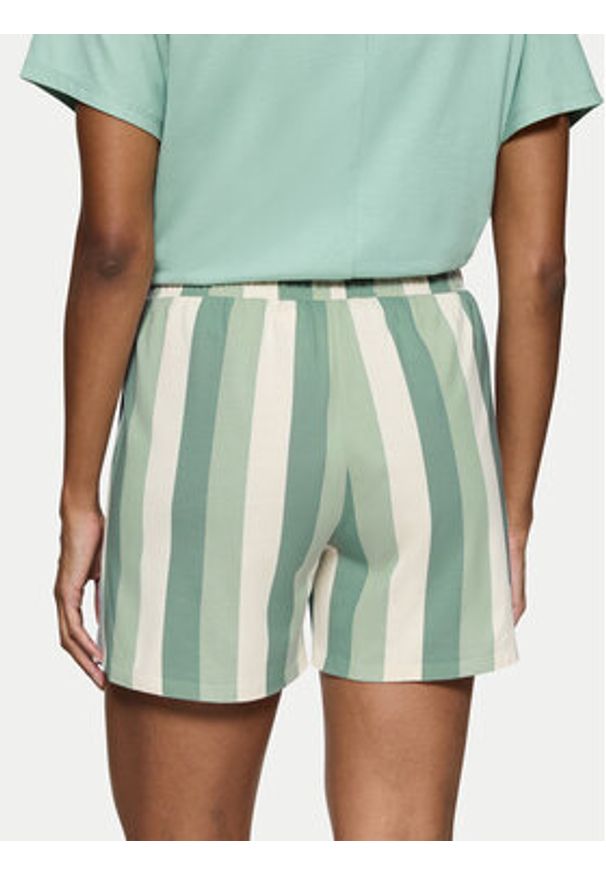 Triumph Szorty piżamowe Mix & Match 10218280 Zielony Relaxed Fit. Kolor: zielony. Materiał: bawełna