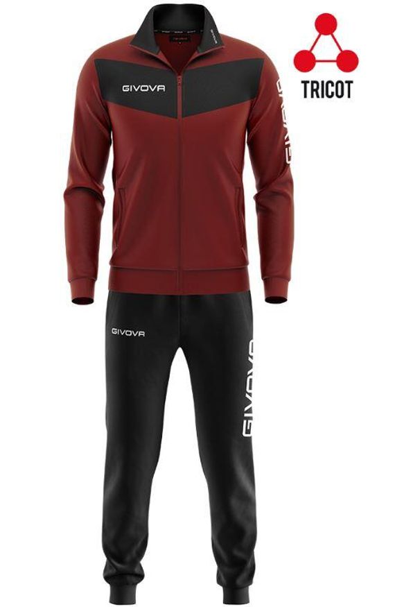 Zestaw Sportowy Givova Visa Triacetato - Rozmiar L. Kolor: wielokolorowy, czarny, czerwony, brązowy. Materiał: poliester. Sport: piłka nożna, fitness
