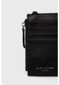 Kurt Geiger London portfel skórzany damski kolor czarny. Kolor: czarny. Materiał: skóra #2