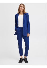 Fransa Spodnie materiałowe 20605622 Niebieski Regular Fit. Kolor: niebieski. Materiał: materiał, syntetyk #3