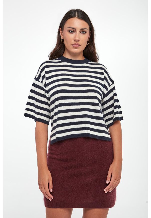 Marella - Sweter damski kaszmirowy Truppa MARELLA. Materiał: kaszmir