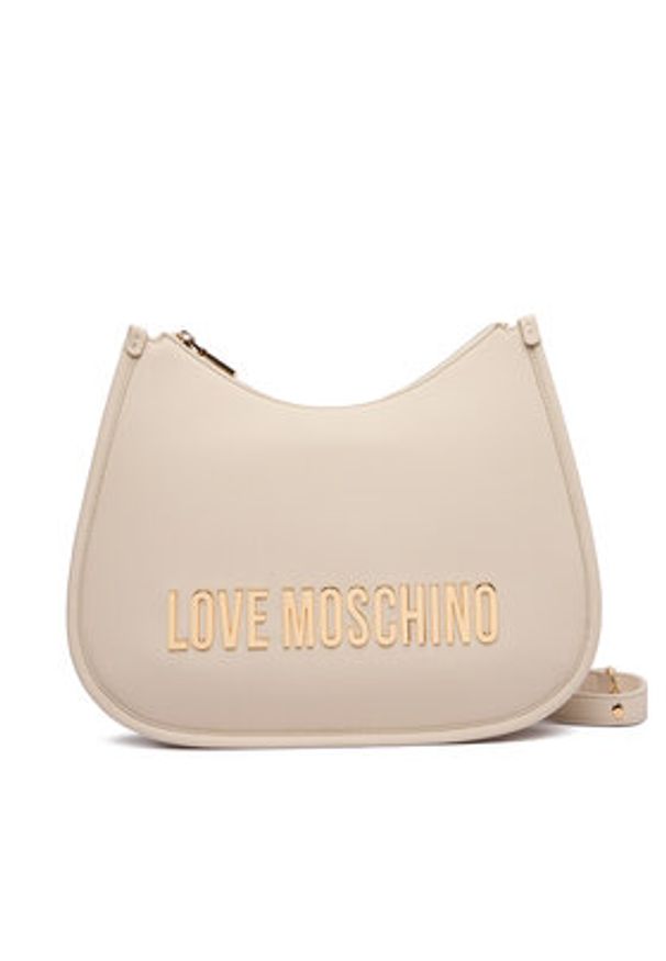 Love Moschino - LOVE MOSCHINO Torebka JC4021PP0NKD0110 Écru. Materiał: skórzane