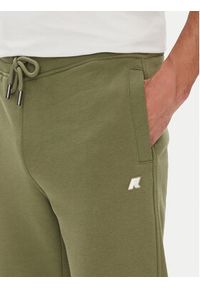 K-Way Spodnie dresowe Mickyel K51377W Zielony Regular Fit. Kolor: zielony. Materiał: bawełna