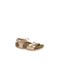 Kapcie Birkenstock Rio Damskie. Okazja: na co dzień. Kolor: szary. Materiał: syntetyk, materiał. Styl: casual #1