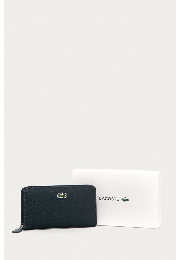 Lacoste - Portfel. Kolor: niebieski