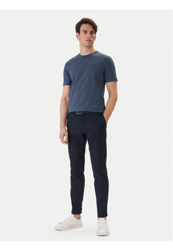 BOSS T-Shirt Thompson 01 50468347 Niebieski Regular Fit. Kolor: niebieski. Materiał: bawełna
