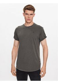 G-Star RAW - G-Star Raw T-Shirt D16396-2653-B575 Szary Regular Fit. Kolor: szary. Materiał: bawełna #1