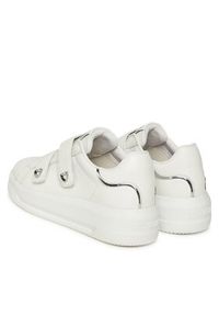 Love Moschino - LOVE MOSCHINO Sneakersy JA15325G0NIA610B Biały. Kolor: biały. Materiał: skóra #4