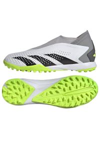 Adidas - Buty adidas Predator Accuracy.3 Ll Tf M GY9999 białe białe. Kolor: biały. Materiał: materiał, guma. Szerokość cholewki: normalna #1