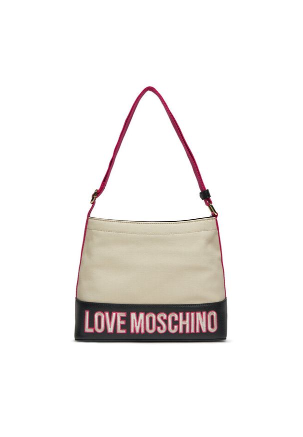 Love Moschino - Torebka LOVE MOSCHINO. Kolor: beżowy