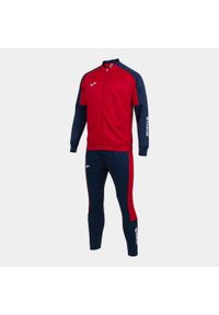 Dres do piłki nożnej męski Joma Boy Eco championship. Kolor: czerwony, niebieski, wielokolorowy. Materiał: dresówka. Sport: piłka nożna