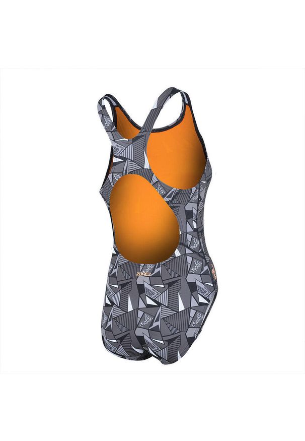 Strój pływacki jednoczęściowy damski ZONE3 OWS Renew Classic. Kolor: czarny