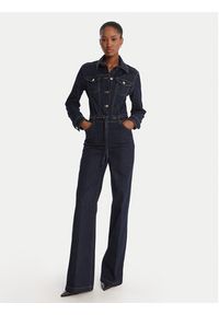 Liu Jo Kombinezon UF5167 D4925 Niebieski Regular Fit. Kolor: niebieski. Materiał: bawełna, jeans #4