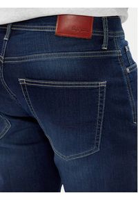 Pepe Jeans Szorty jeansowe PM801075 Granatowy Slim Fit. Kolor: niebieski. Materiał: bawełna