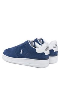 Polo Ralph Lauren Sneakersy Masters Court 809965086002 Granatowy. Kolor: niebieski. Materiał: skóra, zamsz #5