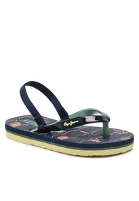 Pepe Jeans Sandały Beach Palms Boy K PBS70052 Granatowy. Kolor: niebieski