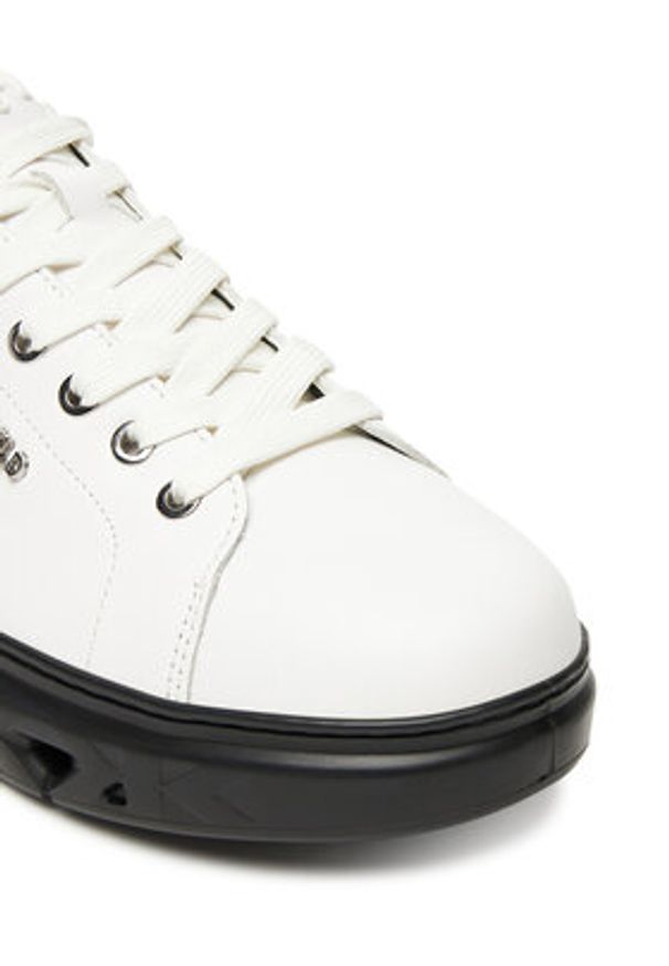 Karl Lagerfeld - KARL LAGERFELD Sneakersy KL54519A Biały. Kolor: biały. Materiał: skóra
