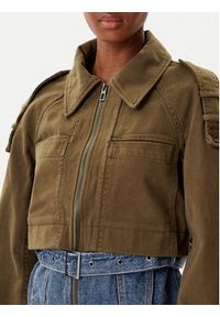 Desigual Kurtka jeansowa Tropez 25WWEW54 Zielony Regular Fit. Kolor: zielony. Materiał: bawełna #2