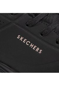 skechers - Skechers Sneakersy Uno-Stand On Air 73690/BBK Czarny. Kolor: czarny. Materiał: skóra