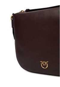 Pinko - PINKO Torebka Hobo Zip Around Mini Ai 25-26 PLTT 105332 A0QO Bordowy. Kolor: czerwony. Materiał: skórzane #4