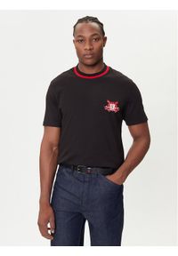 Hugo - HUGO T-Shirt Dugbytee 50542957 Czarny Relaxed Fit. Kolor: czarny. Materiał: bawełna