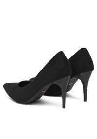 DeeZee Szpilki DZ002 Czarny. Kolor: czarny. Materiał: materiał. Obcas: na szpilce #4