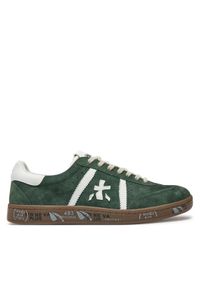 Premiata Sneakersy Bonnie 6902 Zielony. Kolor: zielony. Materiał: skóra, zamsz