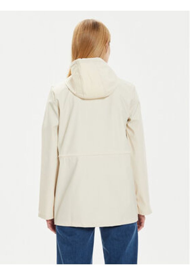 Brave Soul Kurtka przeciwdeszczowa LJK-SAFFYCREAM Écru Straight Fit. Materiał: wiskoza