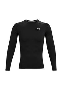 Under Armour - Męska Koszulka Termoaktywna Z Długim Rękawem HeatGear. Kolor: czarny. Długość rękawa: długi rękaw. Długość: długie