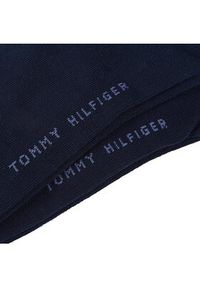 TOMMY HILFIGER - Tommy Hilfiger Skarpety krótkie 342023001 Granatowy. Kolor: niebieski. Materiał: materiał #3