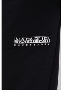Napapijri - Spodnie. Kolor: czarny. Materiał: poliester #4