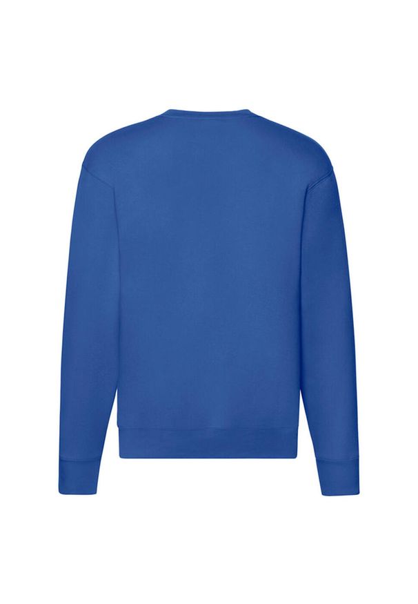 FRUIT OF THE LOOM - Męska Bluza Rozpinana Premium. Kolor: niebieski