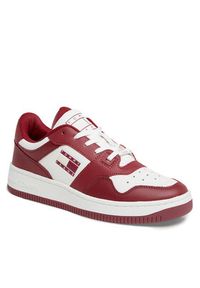 Tommy Jeans Sneakersy Tjw Retro Basket Leather EN0EN02532 Czerwony. Kolor: czerwony. Materiał: skóra #6