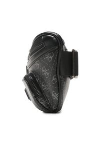 Guess Saszetka nerka Vezzola Smart HMEVZL P3231 Czarny. Kolor: czarny. Materiał: skóra