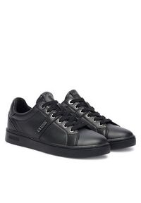 Guess Sneakersy FLFBTZ ELE12 Czarny. Kolor: czarny. Materiał: skóra