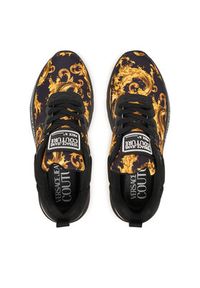 Versace Jeans Couture Sneakersy 80YA3SA1 Czarny. Kolor: czarny. Materiał: materiał #3