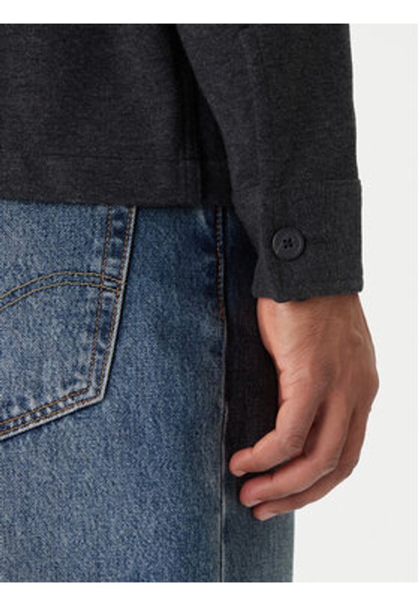 Guess Kurtka przejściowa M5BP28 K0801 Szary Classic Fit. Kolor: szary. Materiał: bawełna