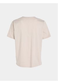 Calvin Klein T-Shirt K20K205410 Beżowy Relaxed Fit. Kolor: beżowy. Materiał: bawełna #7