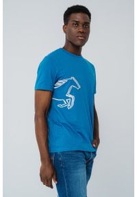 Męski T-Shirt Mustang Style Austin Sea of Belize 1016493 5444 #4